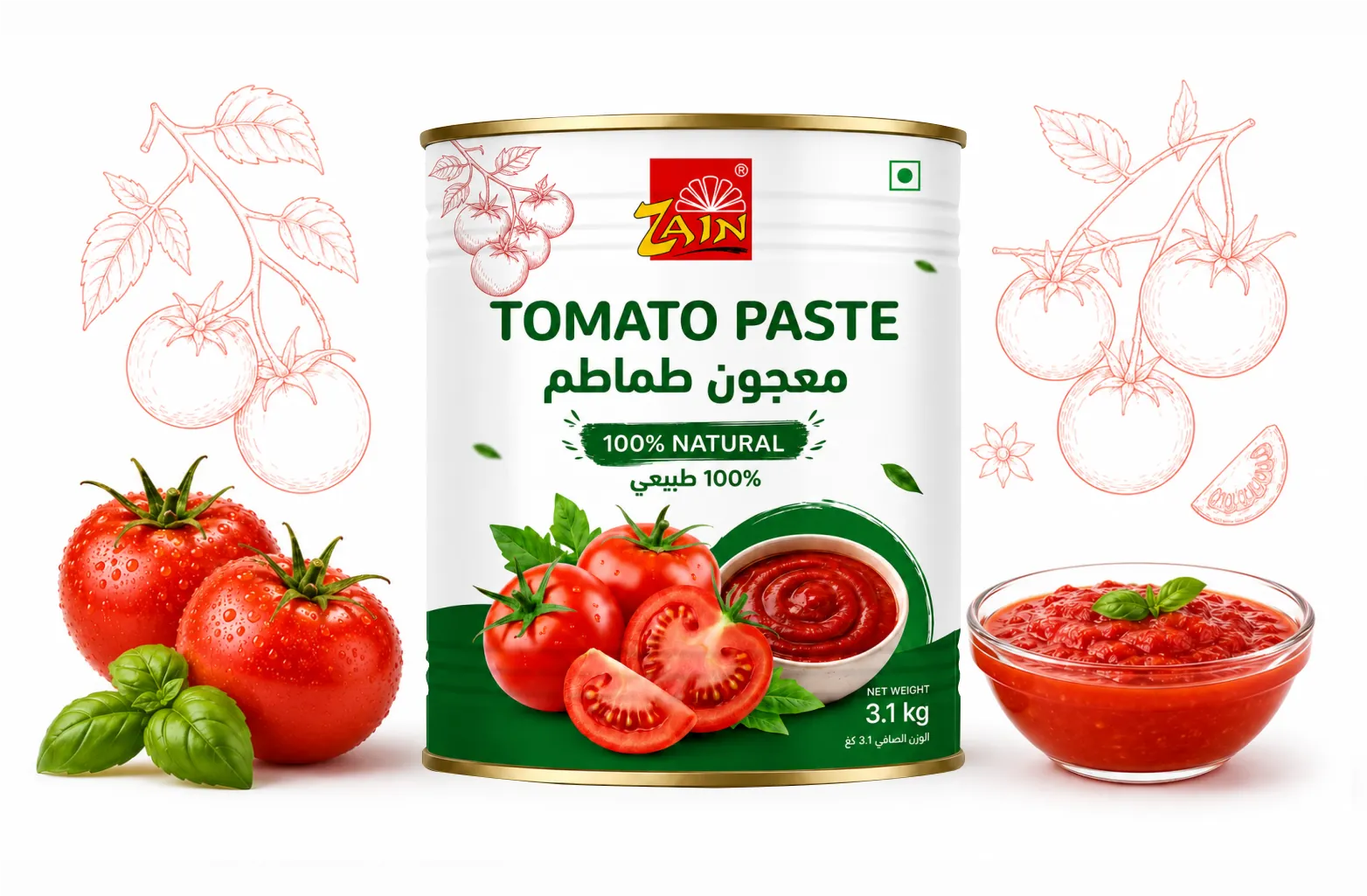 Canned Tomato Paste