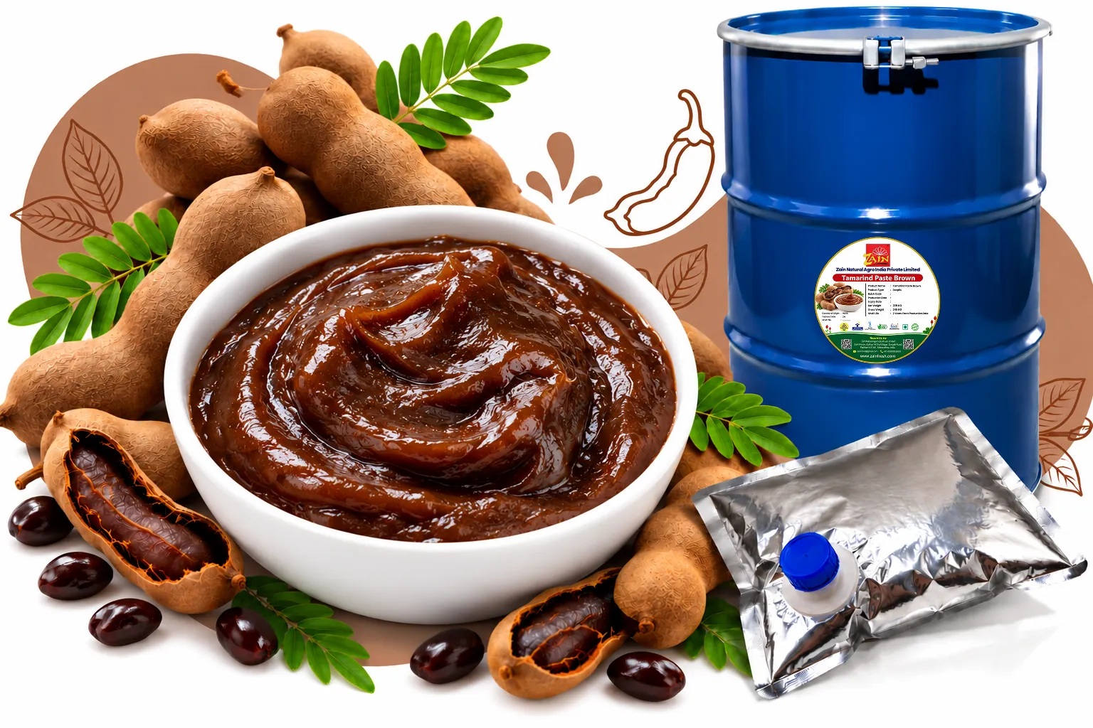 Tamarind Paste Brown