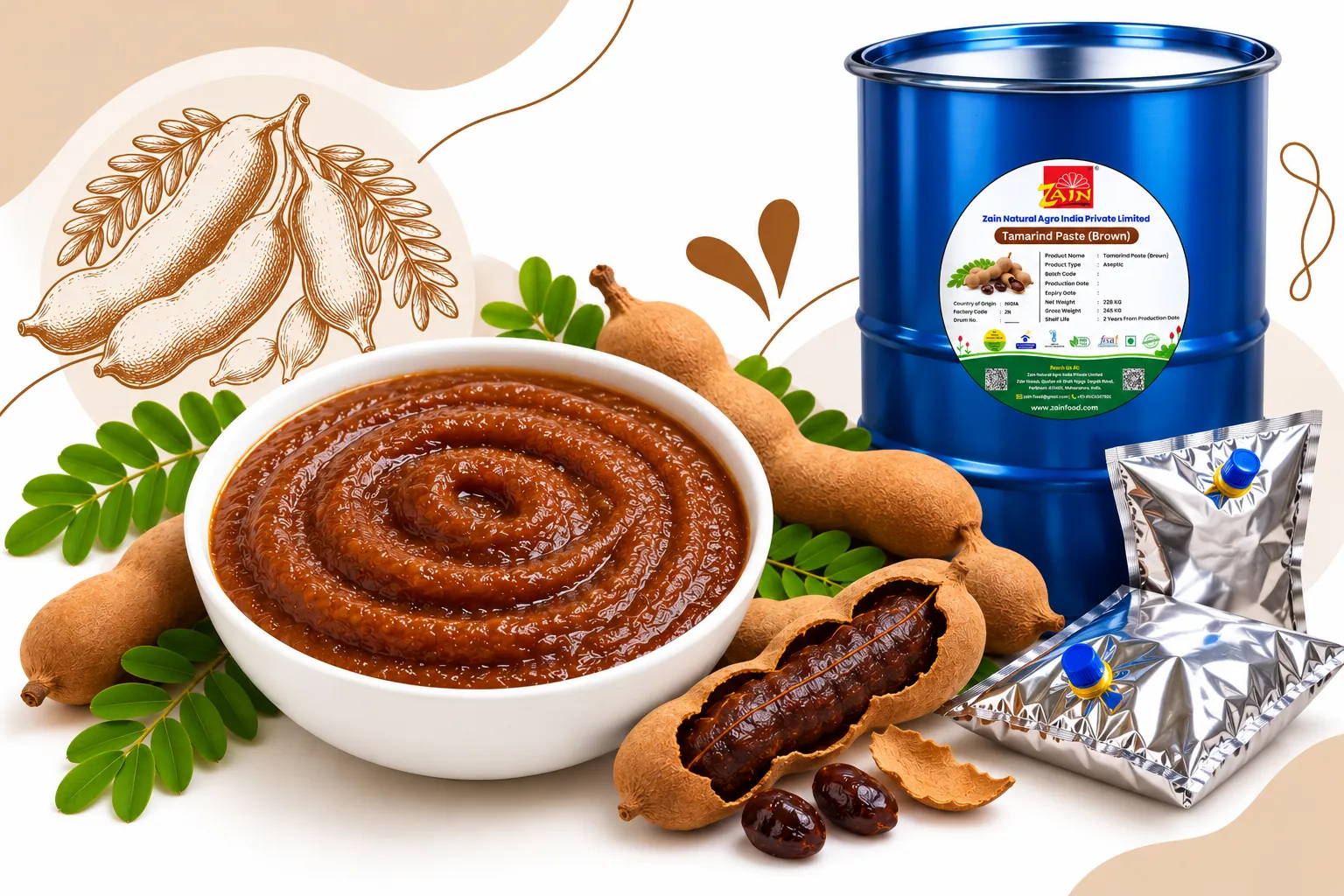 Tamarind Paste Brown